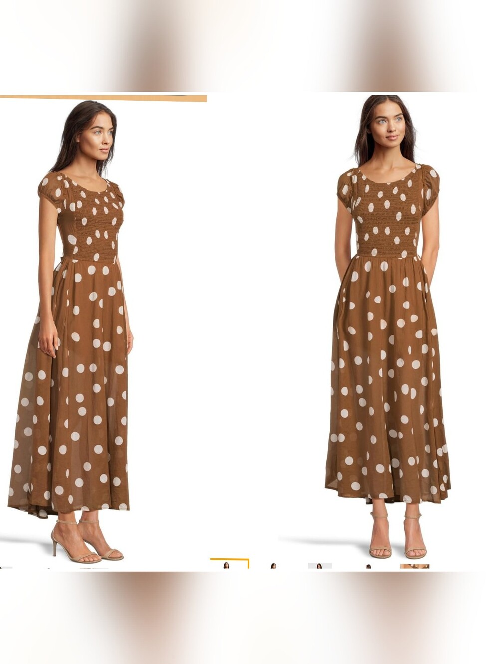 Free People Ultraviolet Maxi Dress with Smocked Bodice - Picture 4 of 8